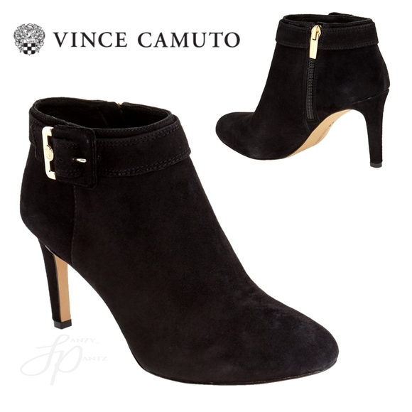 Vince Camuto Shoes - Vince Camuto Ankle Bootie 9.5 Chrissa Black heel
